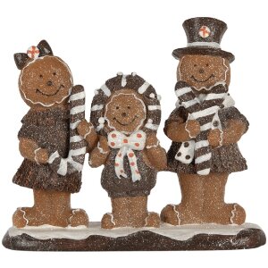 Clayre & Eef 6PR5855 Decoratie Peperkoekmannetje 20x7x17 cm