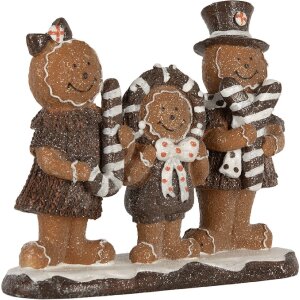 Clayre & Eef 6PR5855 Decoratie Peperkoekmannetje 20x7x17 cm