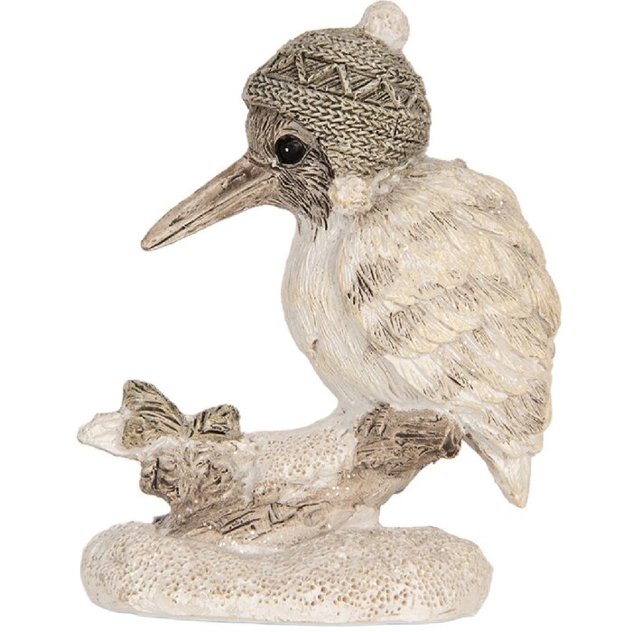 Clayre & Eef 6PR5926 Decoratievogel 7x6x8 cm