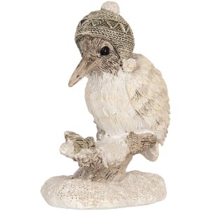 Clayre & Eef 6PR5926 Decoratievogel 7x6x8 cm