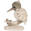 Clayre & Eef 6PR5926 Decoratievogel 7x6x8 cm