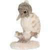 Clayre & Eef 6PR5926 Decoratievogel 7x6x8 cm