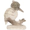Clayre & Eef 6PR5926 Decoratievogel 7x6x8 cm