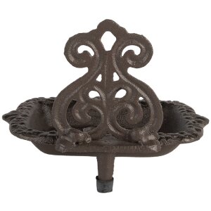 Clayre & Eef 6Y5748 Zeepbakje 15x11x11 cm Landelijk Stijl IJzer