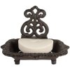 Clayre & Eef 6Y5748 Zeepbakje 15x11x11 cm Landelijk Stijl IJzer