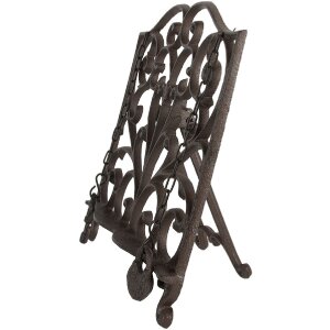 Clayre & Eef 6Y5751 Boekenstandaard 27x5x27 cm IJzer