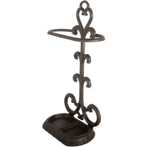 Clayre & Eef 6Y5756 Paraplustandaard 29x15x56 cm Bruin