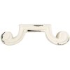 Clayre & Eef 6Y5766 Deurgreep 12x4x3 cm Wit
