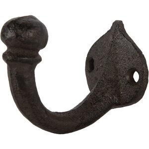 Clayre & Eef 6Y5767 Wandhaken 4x7x6 cm Bruin