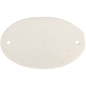 Clayre & Eef 6Y5768 Tekstbord Toilet 10x1x6 cm Wit