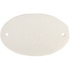 Clayre & Eef 6Y5768 Tekstbord Toilet 10x1x6 cm Wit