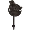 Clayre & Eef 6Y5770 Wandhaken 5x9x10 cm Bruin