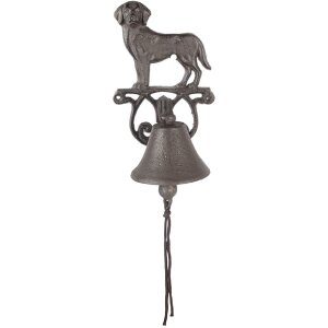 Clayre & Eef 6Y5796 Deurbel Bruin 14x14x24 cm