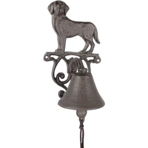 Clayre & Eef 6Y5796 Deurbel Bruin 14x14x24 cm