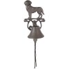 Clayre & Eef 6Y5796 Deurbel Bruin 14x14x24 cm