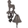 Clayre & Eef 6Y5796 Deurbel Bruin 14x14x24 cm