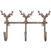 Clayre & Eef 6Y5948 Kapstok 27x5x15 cm bruin