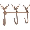 Clayre & Eef 6Y5948 Kapstok 27x5x15 cm bruin