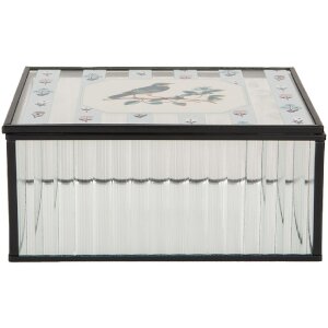 Clayre & Eef 6Y5949 Metalen Doos 18x14x8 cm