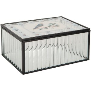 Clayre & Eef 6Y5949 Metalen Doos 18x14x8 cm