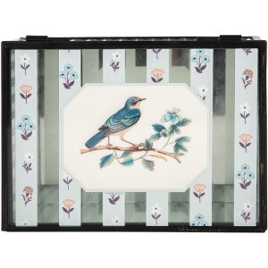 Clayre & Eef 6Y5949 Metalen Doos 18x14x8 cm