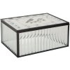Clayre & Eef 6Y5949 Metalen Doos 18x14x8 cm