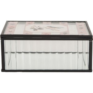 Clayre & Eef 6Y5950 Metalen Doos 15x10x6 cm