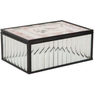 Clayre & Eef 6Y5950 Metalen Doos 15x10x6 cm
