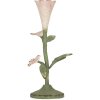 Clayre & Eef 6Y5953 Kandelaar 12x12x26 cm Groen Roze