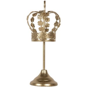 Clayre & Eef 6Y5957 Decoratie Kroon Ø 12x30 cm Goud
