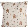 Clayre & Eef CGM22 Kussensloop 45x45 cm Beige Bruin