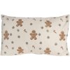 Clayre & Eef CGM36 Kussensloop 30x50 cm Beige-Bruin