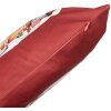 Clayre & Eef KT021.429 Kussensloop 45x45 cm Rood-Bruin
