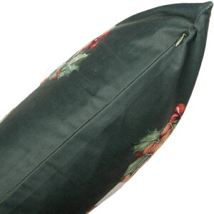 Clayre & Eef KT021.430 Kussensloop 45x45 cm Groen Bruin