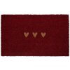 Clayre & Eef MC273 Drempelmat 75x45x1 cm Rood en Bruin