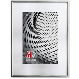FramesFactory Houten Fotolijst Finger 10x15 tot 40x50cm Zwart Zilver Wit