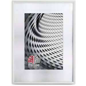FramesFactory Houten Fotolijst Finger 10x15 tot 40x50cm Zwart Zilver Wit
