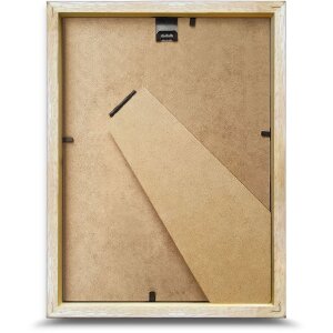 FramesFactory Houten Fotolijst Finger 10x15 tot 40x50cm Zwart Zilver Wit