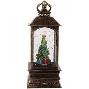 Clayre & Eef 66408 Decoratieve Kerstlantaarn met Boom...