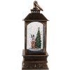 Clayre & Eef 66409 Decoratieve Lantaarn met Kerstboom 8x8x20 cm