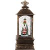 Clayre & Eef 66410 Decoratieve Lantaarn met Kerstman 8x8x20 cm