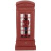 Clayre & Eef 66412 Decoratie Telefooncel met Notenkraker 9x9x21 cm