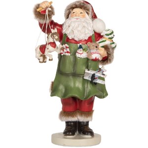 Clayre & Eef 6PR5748 Kerstman Decoratie 13x9x23 cm