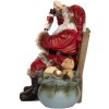 Clayre & Eef 6PR5749 Kerstman Decoratie 16x13x19 cm Rood