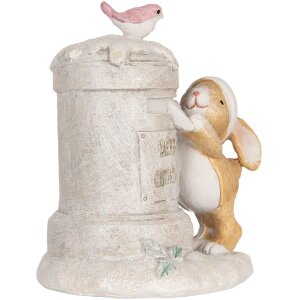 Clayre & Eef 6PR5879 Decoratie Konijn 13x12x47 cm