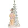 Clayre & Eef 6PR5880 Decoratie Konijn met LED 14x8x16 cm Bruin en Wit