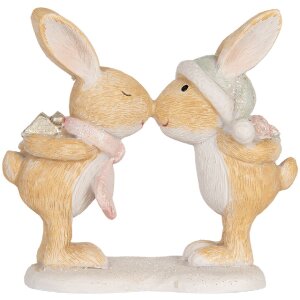 Clayre & Eef 6PR5882 Decoratie Konijn 10x5x10 cm...