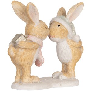 Clayre & Eef 6PR5882 Decoratie Konijn 10x5x10 cm...