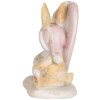 Clayre & Eef 6PR5883 Decoratie Konijn 11x6x9 cm Bruin Wit