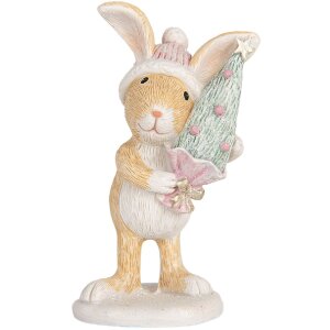 Clayre & Eef 6PR5886 Decoratie Konijn 5x5x10 cm